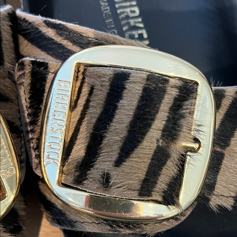 Birkenstock Madrid Sandals - Zebra - Pony Hair 11.5 US